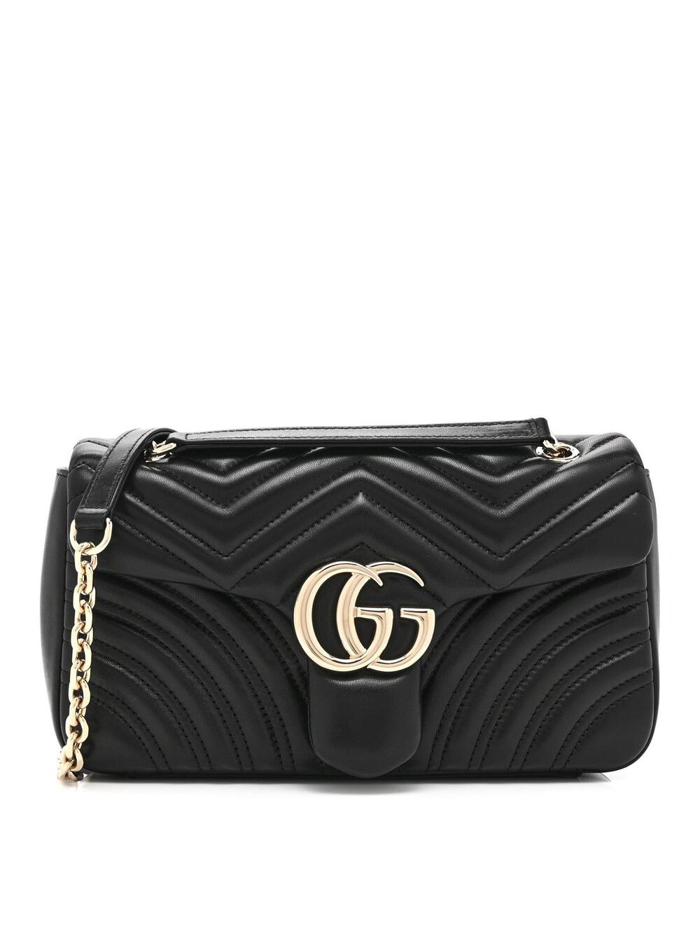 Gucci Lambskin Matelasse Medium Gg #349538G23B
